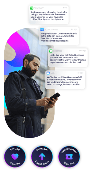 Event Intelligence Engage_Event Intelligence man with notifications