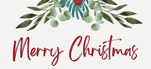 merry christmas email header