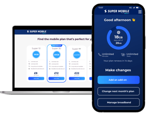 super mobile mockup